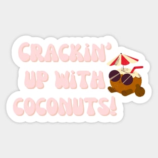 Coconut Funny Sticker